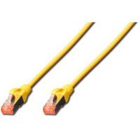 Digitus DK-1644-010/Y RJ45 Netwerkkabel, patchkabel CAT 6 S/FTP 1.00 m Geel Halogeenvrij, Verdraaide paren, Snagless, Vlambestendig 1 stuk(s) - thumbnail