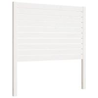 Hoofdbord 96x4x100 cm massief grenenhout wit - thumbnail