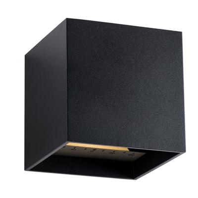 GardenLights Vierkante muurlampMauri 12v 10cm zwart - 3177011