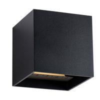 GardenLights Vierkante muurlampMauri 12v 10cm zwart - 3177011 - thumbnail