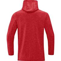 JAKO 6829 Jas Met Kap Premium Basics - Rood Gemeleerd - 3XL - thumbnail
