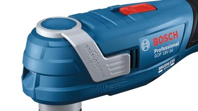 Bosch Professional GOP 18V-34 Accu multitool + accessoires 18V Basic Body in L-Boxx - 06018G2002