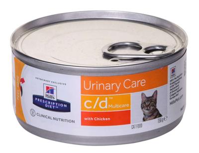 HILL'S PRESCRIPTION DIET Feline c/d Multicare Nat kattenvoer Kip 156 g