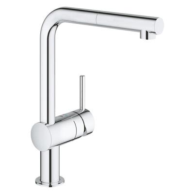 Grohe Minta Keukenkraan Met Draaibare L Uitloop En Uittrekbare Perlator Chroom
