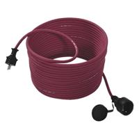 Bachmann 343.370 Stroom Verlengkabel 16 A Rood 25.00 m H05VV-F 3G 1,5 mm² - thumbnail