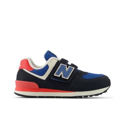 Kindersneakers met klittenband PV574RBT NEW BALANCE® marineblauw