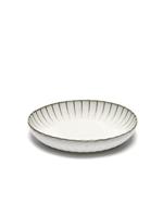 SERAX - Inku - Diep bord M 23cm Wit - thumbnail