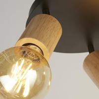 Searchlight Houten plafondlampSpinny 3-lichts - 50211-3NA - thumbnail
