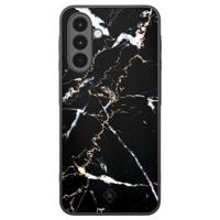 Samsung Galaxy A16 hoesje - Marmer zwart - thumbnail