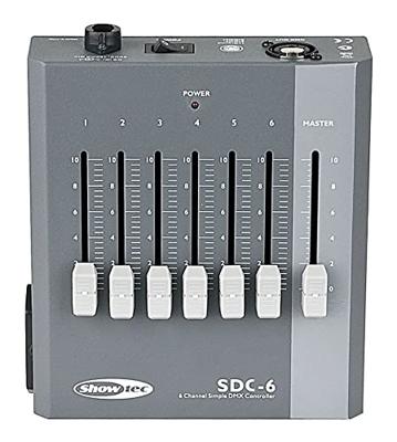 Showtec SDC-6 6-kanaals DMX controller