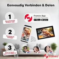 Denver PFF-1037 black Digitale WiFi-fotolijst 25.7 cm 10.1 inch Energielabel: B (A - G) 1280 x 800 Pixel 16 GB Zwart - thumbnail