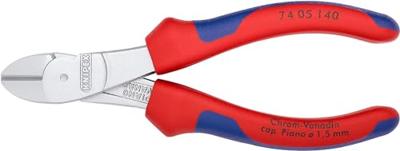 Knipex Kracht-zijsnijtang verchroomd met meer-componentengrepen 140 mm - 7405140