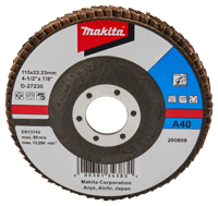 Makita Accessoires Lamellenschuurschijf 115mm A40 - D-27230 D-27230 - thumbnail