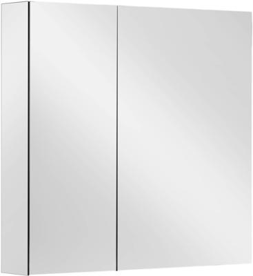 Ben Vario Spiegelkast rechts 2 ongelijke delen met spiegelmelamine omtrokken zijpanelen 70x14x75 cm Ben Vario Spiegelkast rechts 2 ongelijke delen met spiegelmelamine omtrokken zijpanelen 70x14x75 cm