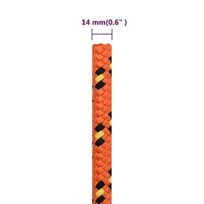 Boottouw 14 mm 250 m polypropyleen oranje