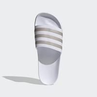 adidas Adilette Aqua Slippers Wit Zilver Wit - thumbnail