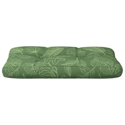 Palletkussen bladpatroon 80x40x12 cm stof