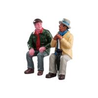 Lemax chatting with old friends s/2 kerstdorp figuur type 2 2017 - thumbnail