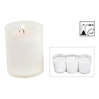 24 uurs kaars wit 3 stuksKaars 3x24h 5x5x6.5cm wit Hortus - Hortus 24 uurs kaars wit 3 stuksKaars 3x24h 5x5x6.5cm wit Hortus - Hortus