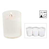 24 uurs kaars wit 3 stuksKaars 3x24h 5x5x6.5cm wit Hortus - Hortus - thumbnail
