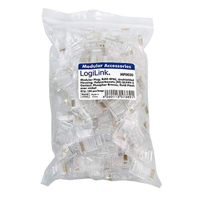 LogiLink RJ45 modulaire pluggen 100 stuks