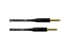 Cordial 10396 Jackplug Audio Aansluitkabel [1x Jackplug female 6,3 mm (mono) - 1x Jackplug female 6,3 mm (mono)] 3 m Zwart PVC-mantel