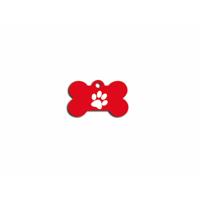 Naamplaatje Imarc Bone Rood - thumbnail