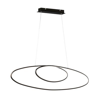 Trio Hanglamp Avus - Metaal - Zwart Mat