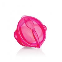 Nuby Kom Met Zuigring Junior 20 Cm Roze 3-delig - thumbnail