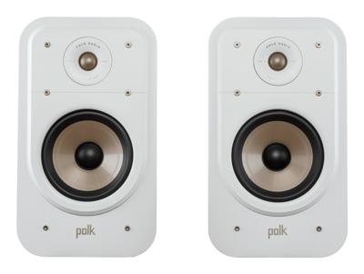 Polk Audio Signature Elite ES20 Boekenplank Speakers met Hoge Resolutie voor Thuisbioscoop, Stereo Luidsprekers, HiFi Speaker, Hi-Res, Dolby Atmos en DTS: X Compatibel (Set van 2) - Wit