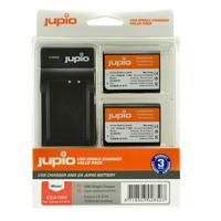 Jupio Value Pack: 2x Battery LP-E10 + USB Single Charger - thumbnail
