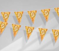 Vlaggenlijn 12,5 Jaar Getrouwd Brons (10m) - thumbnail