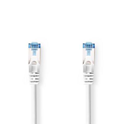 Nedis CAT6a netwerkkabel | S/FTP | RJ45 Male | RJ45 Male | 3.00 m | Snagless | Rond | LSZH | Wit | Label - CCGL85330WT30 Nedis CAT6a netwerkkabel | S/FTP | RJ45 Male | RJ45 Male | 3.00 m | Snagless | Rond | LSZH | Wit | Label - CCGL85330WT30