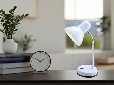 Globo BureaulampBasic lichtblauw - 2485