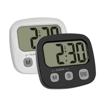 TFA Dostmann 2er Set Digitaler Timer mit Stoppuhr und Uhrzeit Stopwatch Zwart, Wit Digitaal TFA Dostmann 2er Set Digitaler Timer mit Stoppuhr und Uhrzeit Stopwatch Zwart, Wit Digitaal