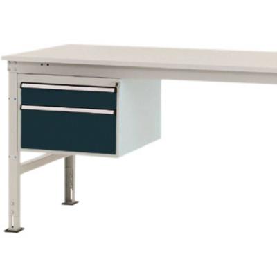 Manuflex ZB4566.7016 Behuizing onderbouw mobiel, gebruiksh. 300 mm met 2 lades. Voor tafel diepte 1000 mm Manuflex ZB4566.7016 Behuizing onderbouw mobiel, gebruiksh. 300 mm met 2 lades. Voor tafel diepte 1000 mm
