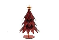 Scottish kerstboom donker bruin ijzer 18 cm - thumbnail