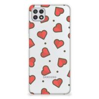 Samsung Galaxy A22 5G | TPU bumper | Hearts - thumbnail
