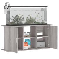 Aquariumstandaard 121x41x58 cm bewerkt hout grijs sonoma eiken - thumbnail