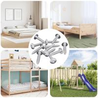 VidaXL Zelftappende nagel 12 pcs verzinkt 4 x 20 mm staal - thumbnail