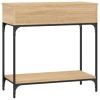 Wandtafel 75x34,5x75 cm bewerkt hout sonoma eikenkleurig - thumbnail