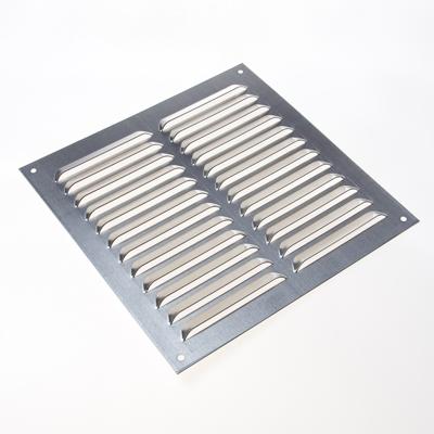 Aluminium Schoepenrooster Opbouw 250 X 250mm - Alu (1-2525a)