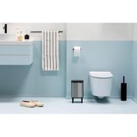 Brabantia Bo hi afvalemmer 4 liter met kunststof binnenemmer matt steel fingerprint proof - thumbnail