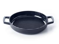 Alva Grillpan - Grillplaat - Nori - Gietijzer ø 28 cm - geëmailleerde anti-aanbaklaag - thumbnail