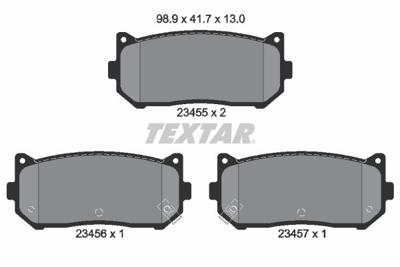 Remblokkenset, schijfrem 2345501