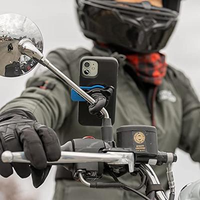 Quad Lock Mirror Mount Passieve houder Mobiele telefoon/Smartphone Zwart, Blauw