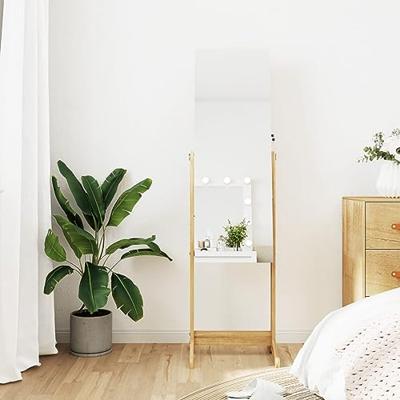 VidaXL Sieradenkast met spiegel vrijstaand 42x38x152 cm