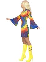 1960's Tie Dye kostuum vrouw - thumbnail