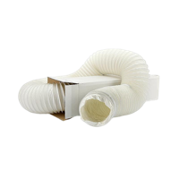 Flexibele Slang Wit Pvc - Ø150 - Lengte 10 Meter - thumbnail