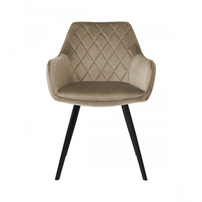 Kick eetkamerstoel Karl Velvet - Champagne